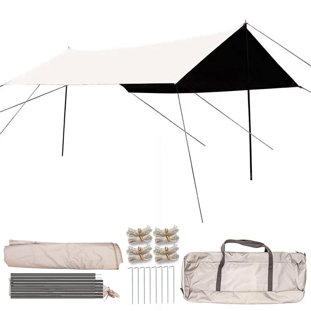 portable tarps Eyotto 13ft*10ft Camping Tent Tarp, Vinyl Canopy Fly Tent, Portable Ca – eYotto