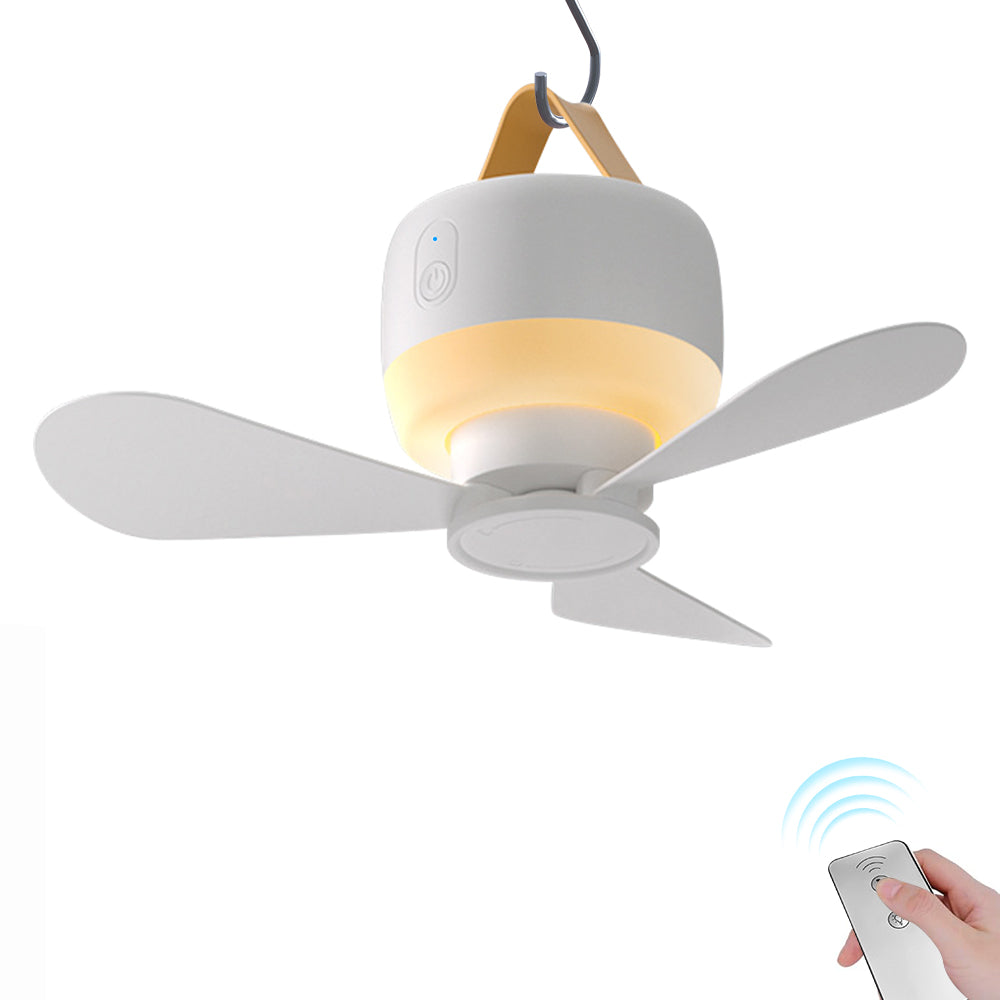 tent camping fans Eyotto Camping Fan Light with Hook, 3600mAh Rechargeable 3 Blades Camp – eYotto