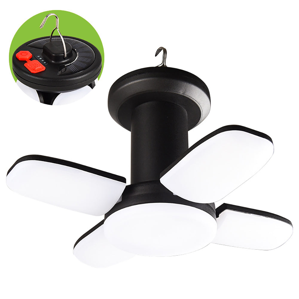 eYotto 3 in 1 Solar Camping Light with Hook, 2400mAh Rechargeable Camping Lantern, Foldable Camping Light for Outdoors Night Light Camping Tent Light