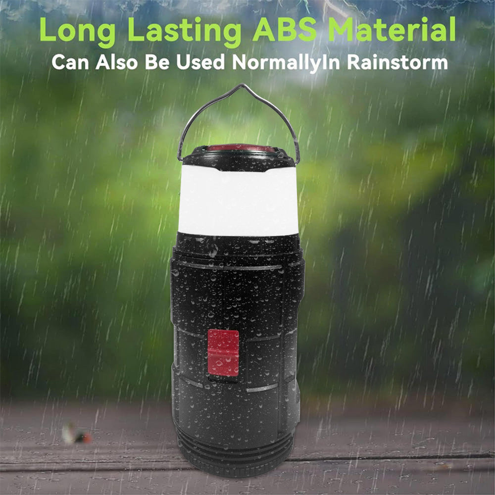 Eyotto 2 in 1 Camping Light with Tool Box, 4 Modes Outdoor Camping Lantern, Built-in Tool Box for Emergency for Camping Fishing Hiking Outdoor Activities