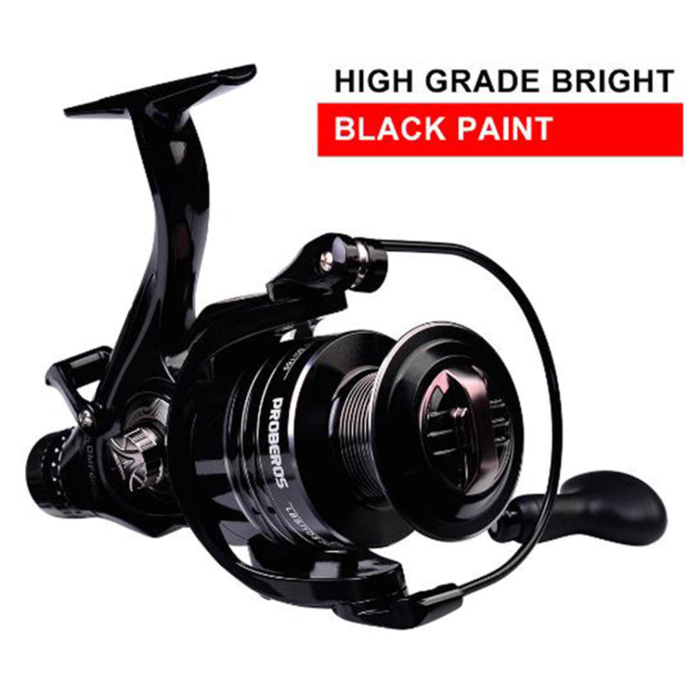 Eyotto One-handed Reel All Metal Double Cup Fishing Ree, Double Brake Fishing Line Reel Fishing Accessories