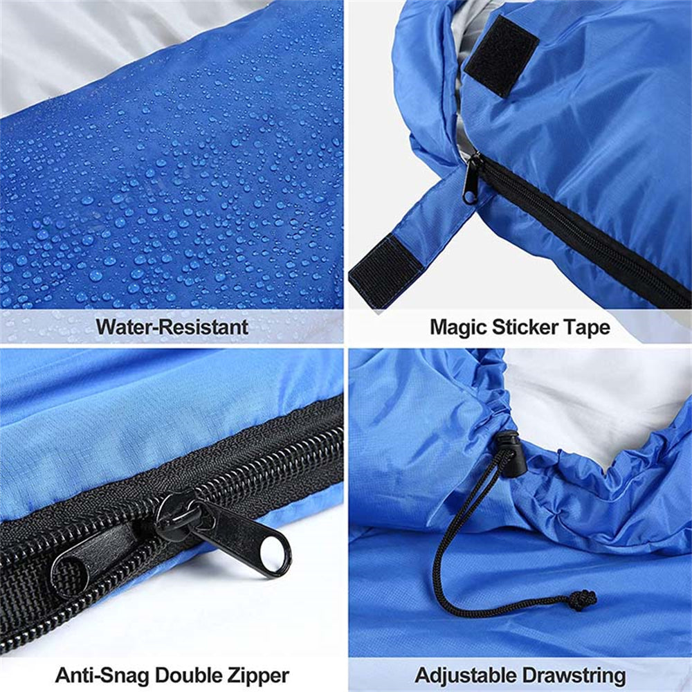 eYotto 83" Sleeping Bag, Camping Waterproof Lightweight Sleeping Bag for Adult, Camping Gear Equipment for Travel Camping Picnic Climbing (Navy Blue, 41℉- 68 ℉)