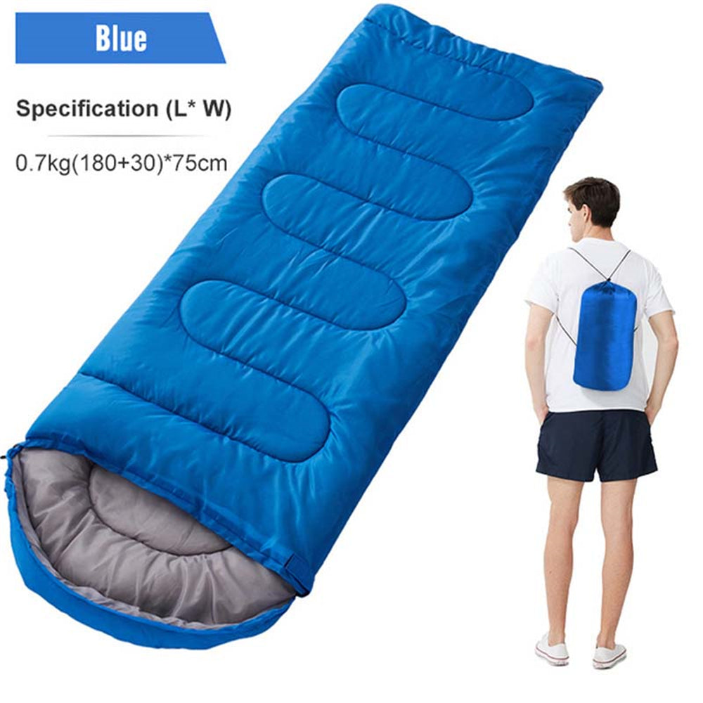 eYotto 83" Sleeping Bag, Camping Waterproof Lightweight Sleeping Bag for Adult, Camping Gear Equipment for Travel Camping Picnic Climbing (Navy Blue, 41℉- 68 ℉)