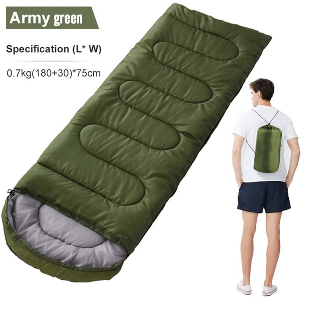 eYotto 83" Sleeping Bag, Camping Waterproof Lightweight Sleeping Bag for Adult, Camping Gear Equipment for Travel Camping Picnic Climbing (Deep Green, 41℉- 68 ℉)