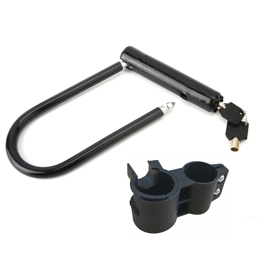 eYotto 2 Pack U-Lock Bike Lock Set, Heavy Duty U Shaped Bicycle Locks, Security Anti-Theft Mountain Bike Locks with Keys