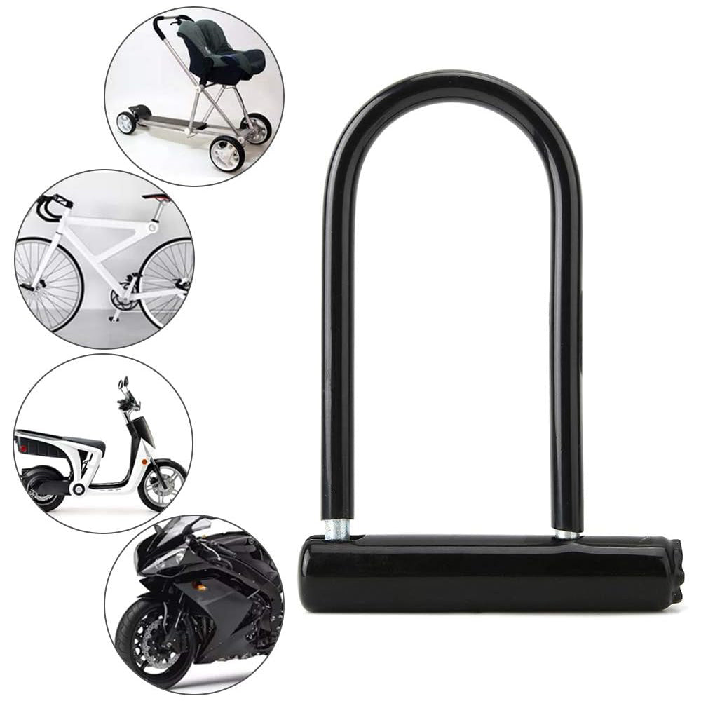 eYotto 2 Pack U-Lock Bike Lock Set, Heavy Duty U Shaped Bicycle Locks, Security Anti-Theft Mountain Bike Locks with Keys