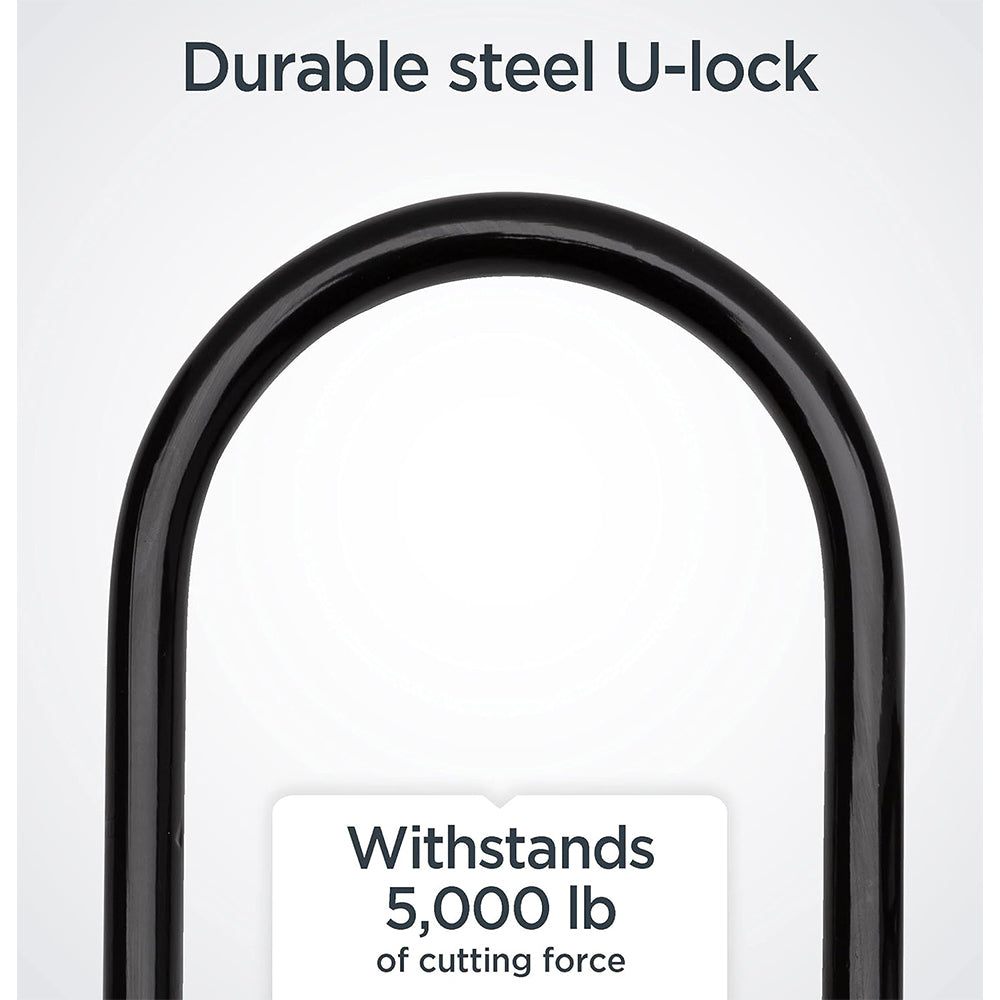 eYotto 2 Pack U-Lock Bike Lock Set, Heavy Duty U Shaped Bicycle Locks, Security Anti-Theft Mountain Bike Locks with Keys