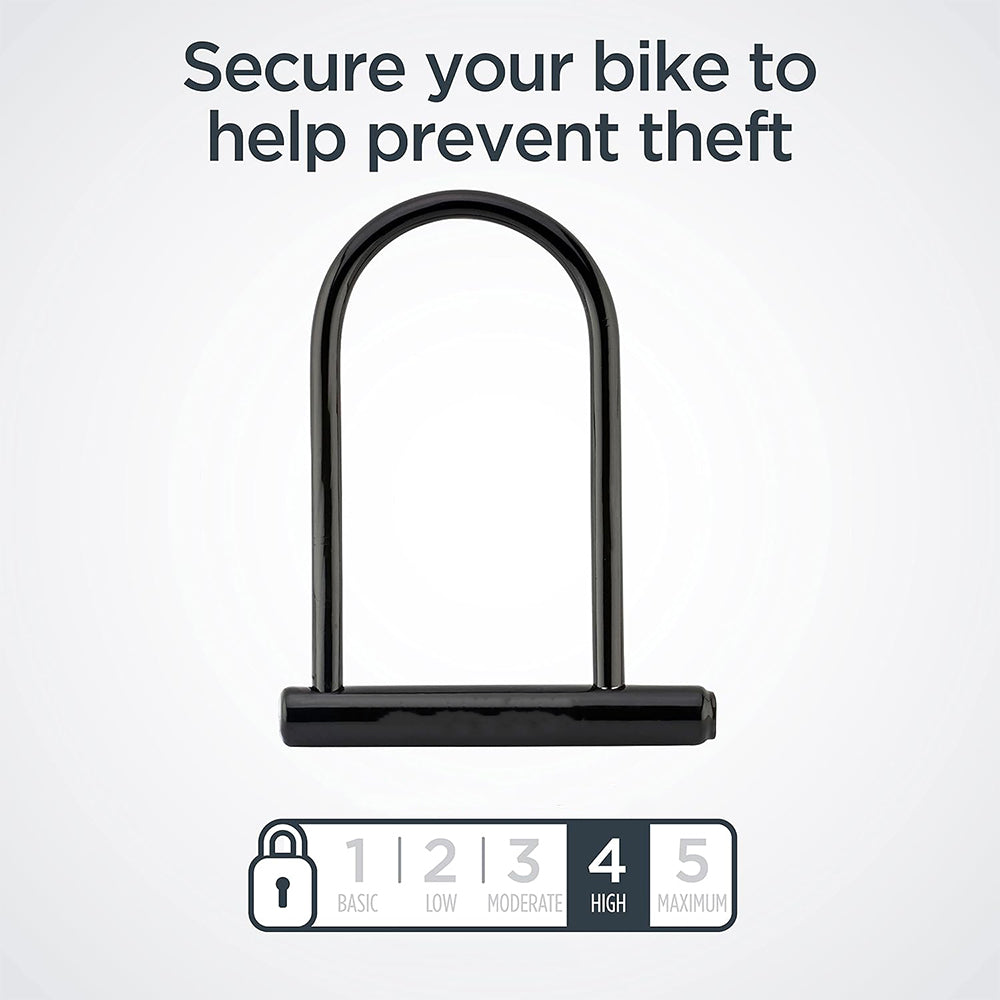 eYotto 2 Pack U-Lock Bike Lock Set, Heavy Duty U Shaped Bicycle Locks, Security Anti-Theft Mountain Bike Locks with Keys