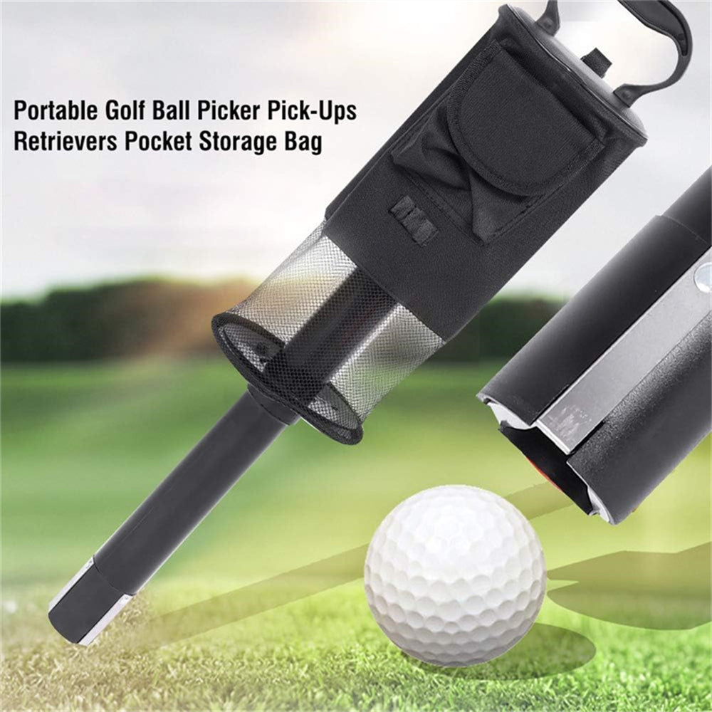 Eyotto Golf Ball Retriever, Golf Ball Pickup with Bag, Pick Up Tool