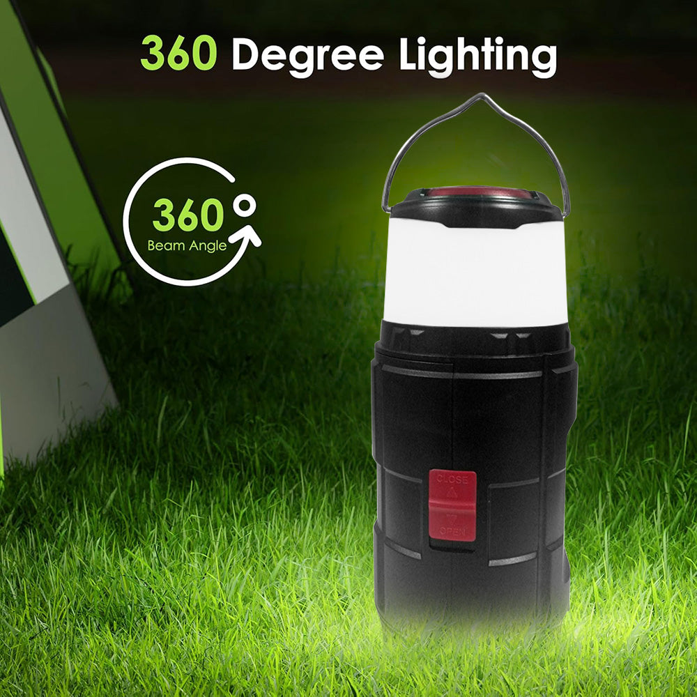 Eyotto 2 in 1 Camping Light with Tool Box, 4 Modes Outdoor Camping Lantern, Built-in Tool Box for Emergency for Camping Fishing Hiking Outdoor Activities